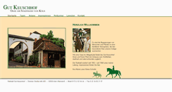 Desktop Screenshot of gut-keuschhof.de