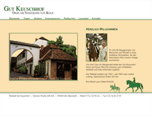 Tablet Screenshot of gut-keuschhof.de